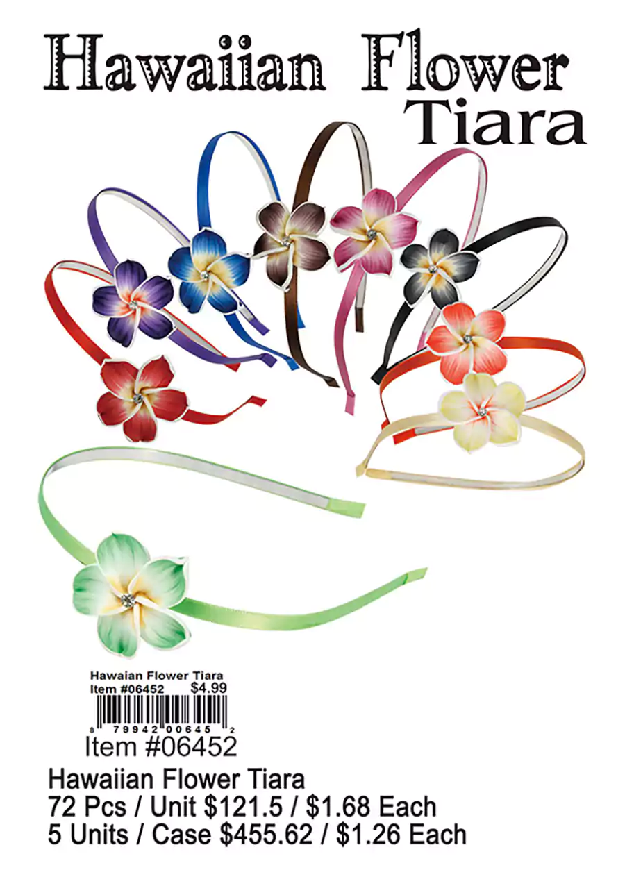 Hawaiian Flower Tiara